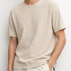 ZARA | Men’s Textured Short Sleeve Shirt | Size Small